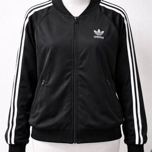Adidas Originals Trefoil Track Jacket - Black White - Medium